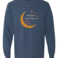 Not A Hot Mess Just A Hot Flash - Comfort Colors - Heavyweight Long Sleeve Tee - Blues & Greens