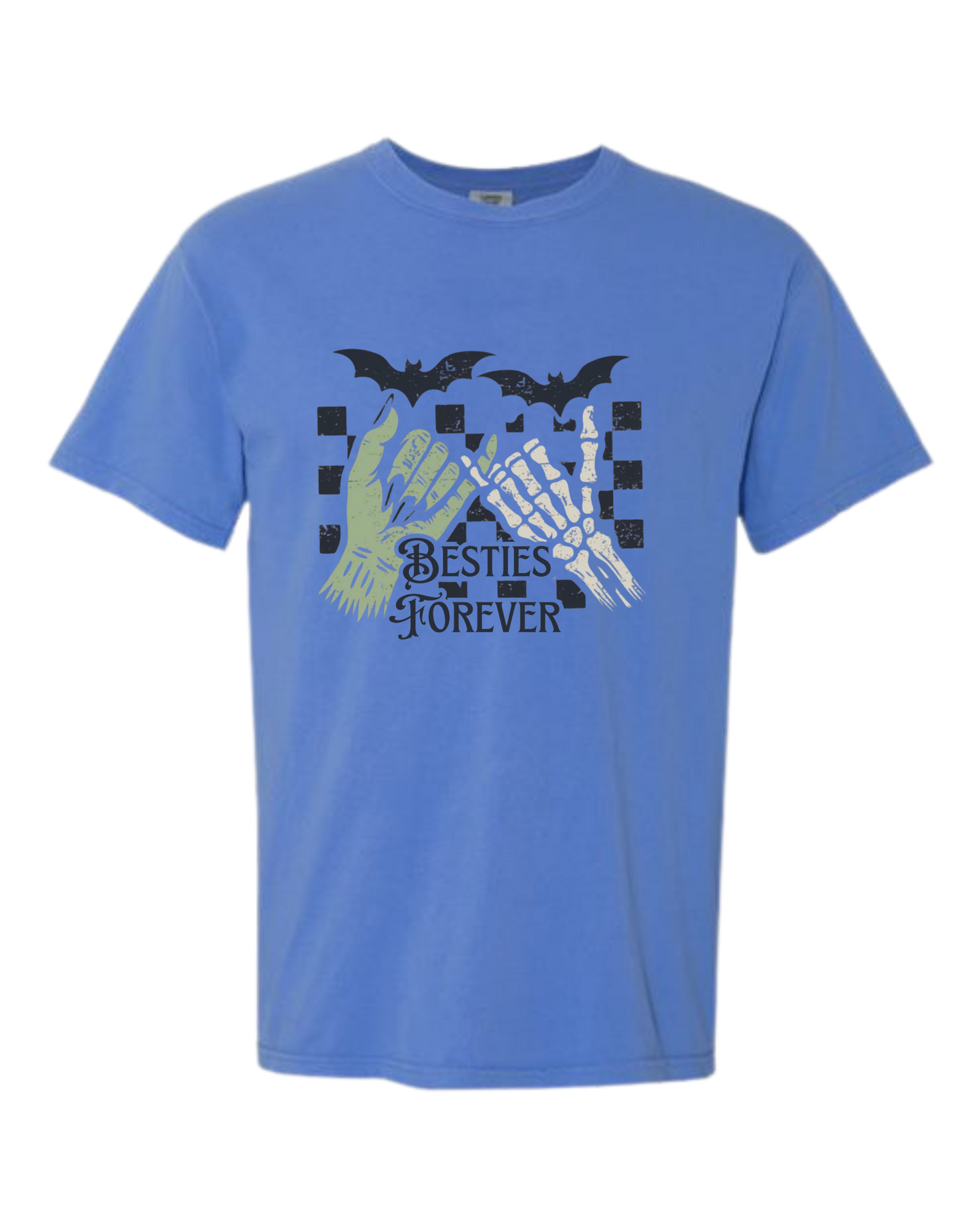 Besties Forever - Comfort Colors - Heavyweight Unisex Tee - Blues