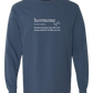 Hormone - Comfort Colors - Heavyweight Long Sleeve Tee - Blues & Greens