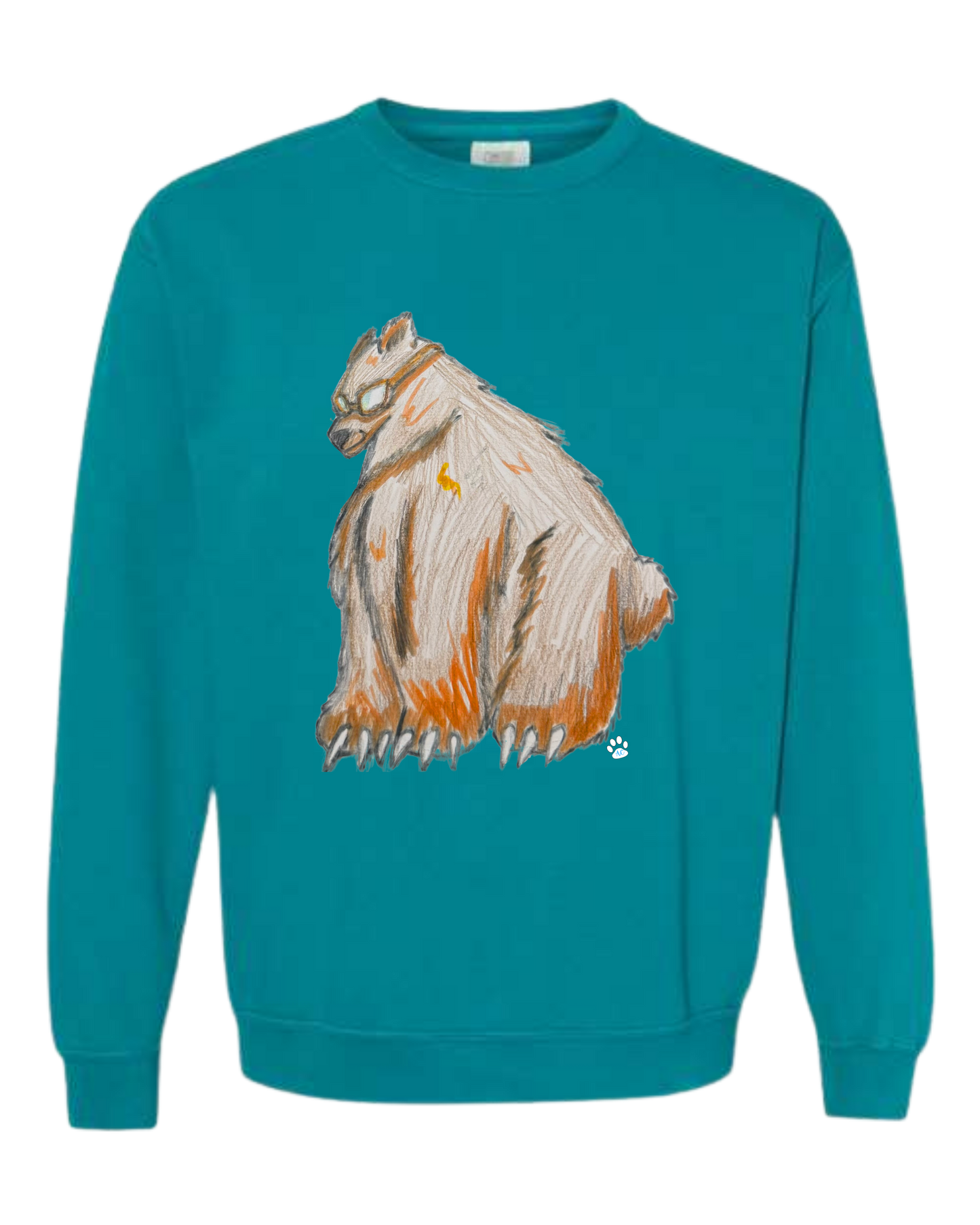 Muscle Bear - Comfort Colors - Sweatshirt - Blues