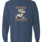 Booked for the Summer - Comfort Colors - Heavyweight Long Sleeve Tee - Blues & Greens
