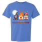Happy HalloThanksMas Gnomes - Comfort Colors - Heavyweight Unisex Tee - Blues