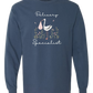 Delivery Specialist - Comfort Colors - Heavyweight Long Sleeve Tee - Blues & Greens