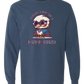 Lovin' Life as a Free Bird - Comfort Colors - Heavyweight Long Sleeve Tee - Blues & Greens