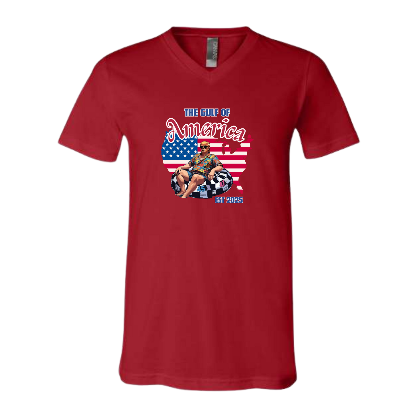 The Gulf of America - Bella+Canvas - Unisex V-Neck - Assorted Colors