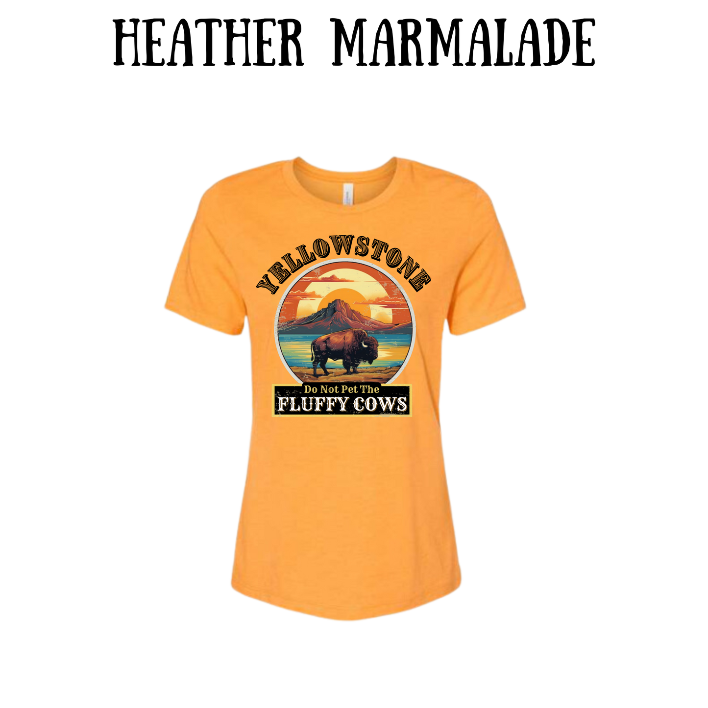 CP - Yellowstone: Fluffy Cows - Women's Relaxed Fit Tee - Assorted Colors