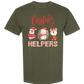 Christmas Helpers - Comfort Colors - Heavyweight Unisex Tee - Greens