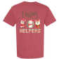 Christmas Helpers - Comfort Colors - Heavyweight Unisex Tee - Reds