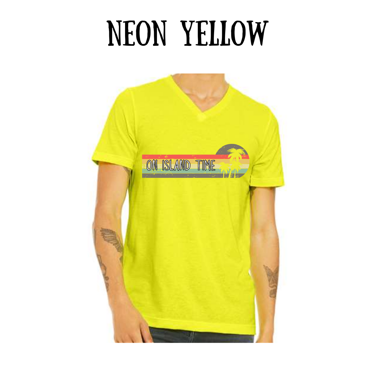 VP - On Island Time - Unisex V-Neck - Assorted Colors