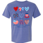 Galatians 5 - Patriotic - Comfort Colors - Heavyweight Unisex Tee - Blues