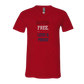 Saved. Free. Loud & Proud - Bella+Canvas - Unisex V-Neck - Assorted Colors