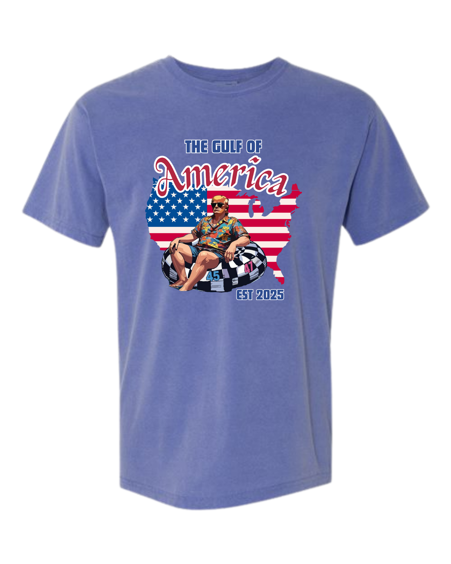 The Gulf of America - Comfort Colors - Heavyweight Unisex Tee - Blues