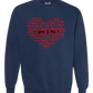 You & Me - Comfort Colors - Sweatshirt - Blues