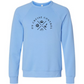 On Cruise Control - Sponge Fleece Raglan Sweatshirt - Blues, Greens, Purple, and Black