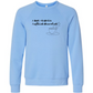 I don't rise & shine I caffeinate & coordinate - Sponge Fleece Raglan Sweatshirt - Blues, Greens, Purple, and Black