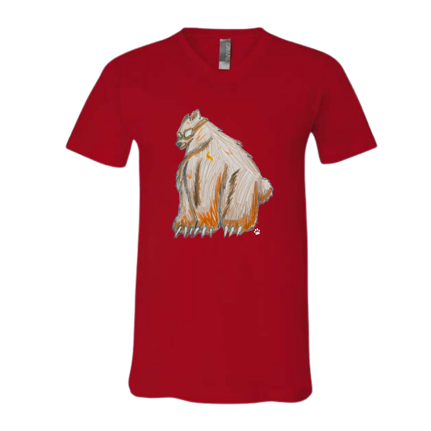 Muscle Bear - Bella+Canvas - Unisex V-Neck - Assorted Colors