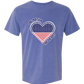 One Nation One Heart - Comfort Colors - Heavyweight Unisex Tee - Blues