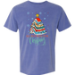 All Booked For Christmas - Comfort Colors - Heavyweight Unisex Tee - Blues