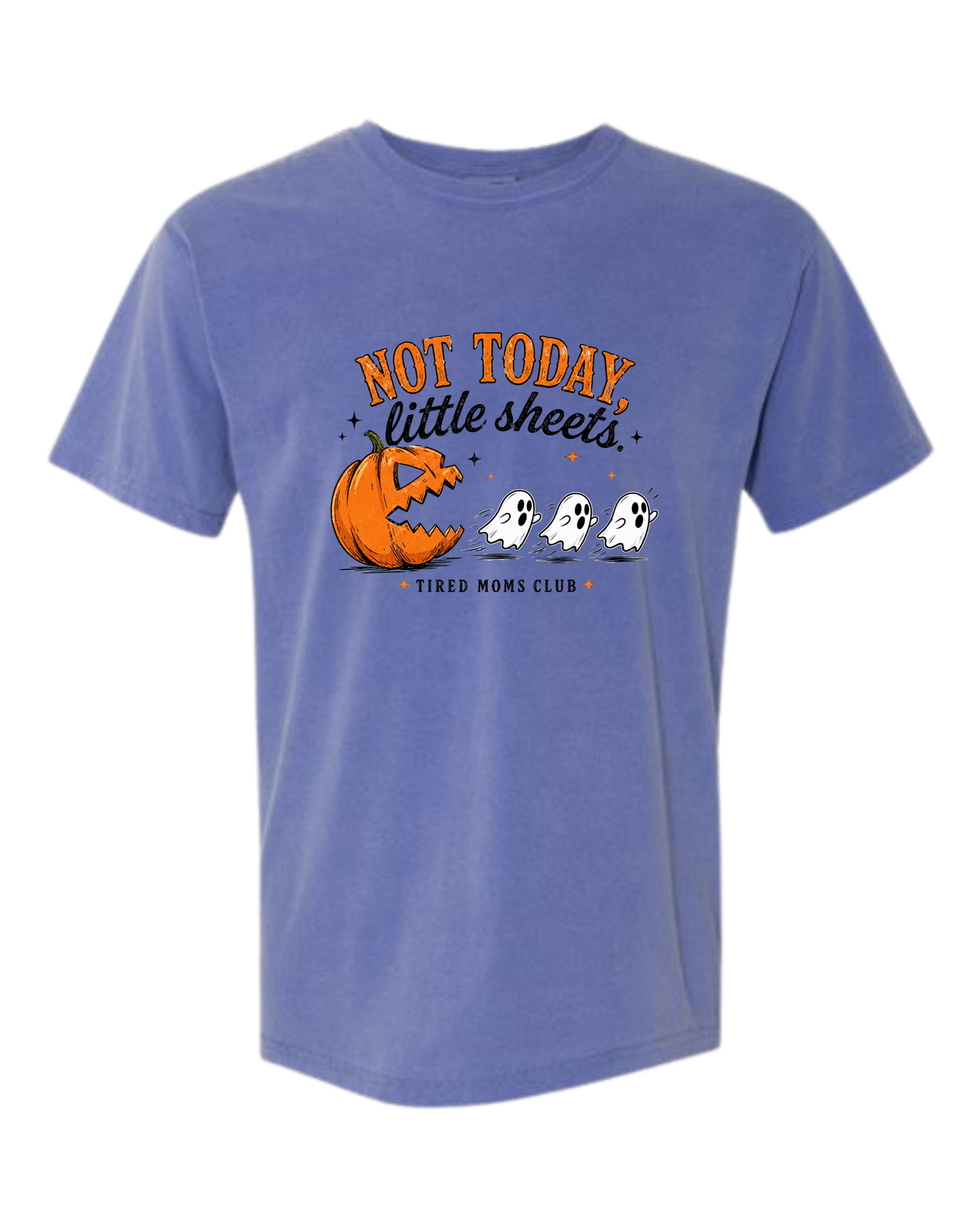 Not Today, Little Sheets - Comfort Colors - Heavyweight Unisex Tee - Blues