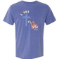 Loves Jesus & America too - Comfort Colors - Heavyweight Unisex Tee - Blues
