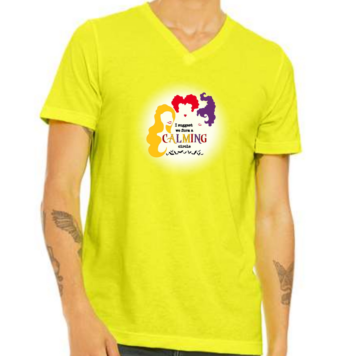 Calming Circle - Unisex V-Neck - Assorted Colors