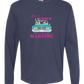 Get in Loser We're Playing Mahjong - Comfort Colors - Heavyweight Long Sleeve Tee - Blues & Greens