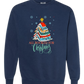 All Booked For Christmas - Comfort Colors - Sweatshirt - Blues