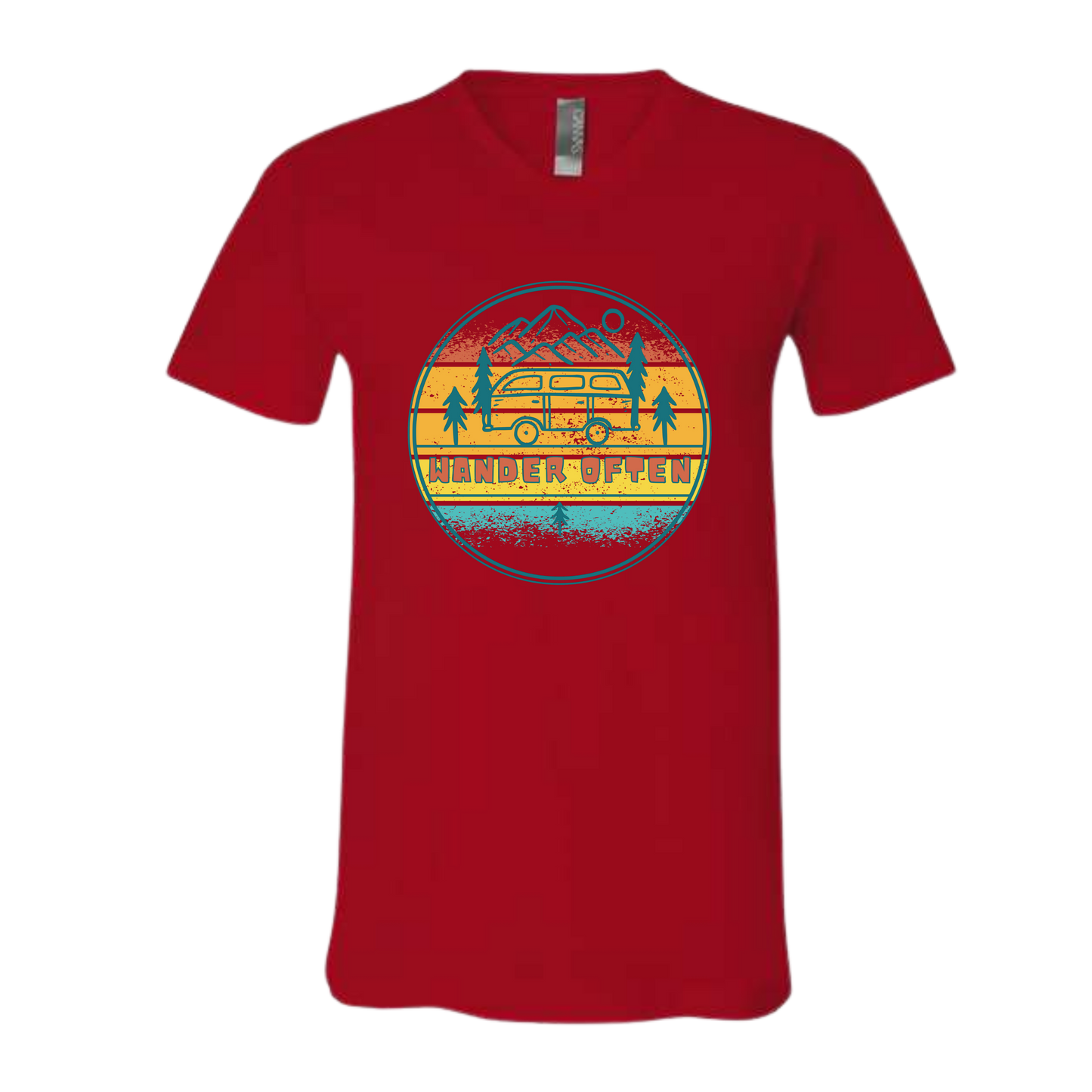 Wander Often - Bella+Canvas - Unisex V-Neck - Assorted Colors