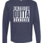 Straight Outta Hormones - Comfort Colors - Heavyweight Long Sleeve Tee - Blues & Greens