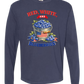 Red, White, And Blueberries - Comfort Colors - Heavyweight Long Sleeve Tee - Blues & Greens