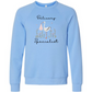 Delivery Specialist - Sponge Fleece Raglan Sweatshirt - Blues, Greens, Purple, and Black