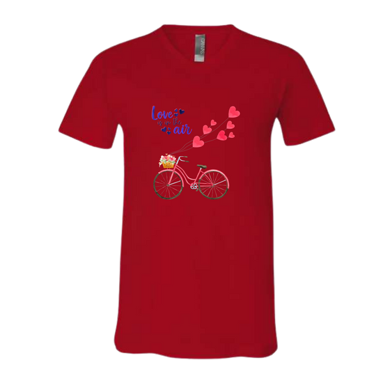 Love is in the Air - Bella+Canvas - Unisex V-Neck - Assorted Colors