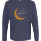 Not A Hot Mess Just A Hot Flash - Comfort Colors - Heavyweight Long Sleeve Tee - Blues & Greens