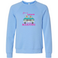 Get in Loser We're Playing Mahjong- Sponge Fleece Raglan Sweatshirt - Blues, Greens, Purple, and Black