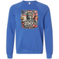 America's 250th Birthday - Sponge Fleece Raglan Sweatshirt - Blues, Greens, Purple, and Black