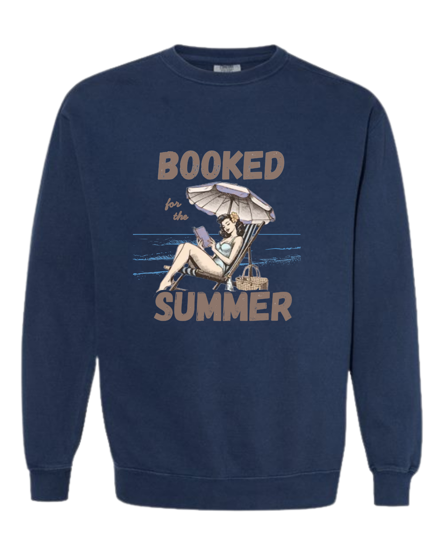 Booked for the Summer - Comfort Colors - Sweatshirt - Blues