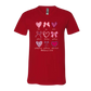 Galatians 5 - Valentines - Bella+Canvas - Unisex V-Neck - Assorted Colors
