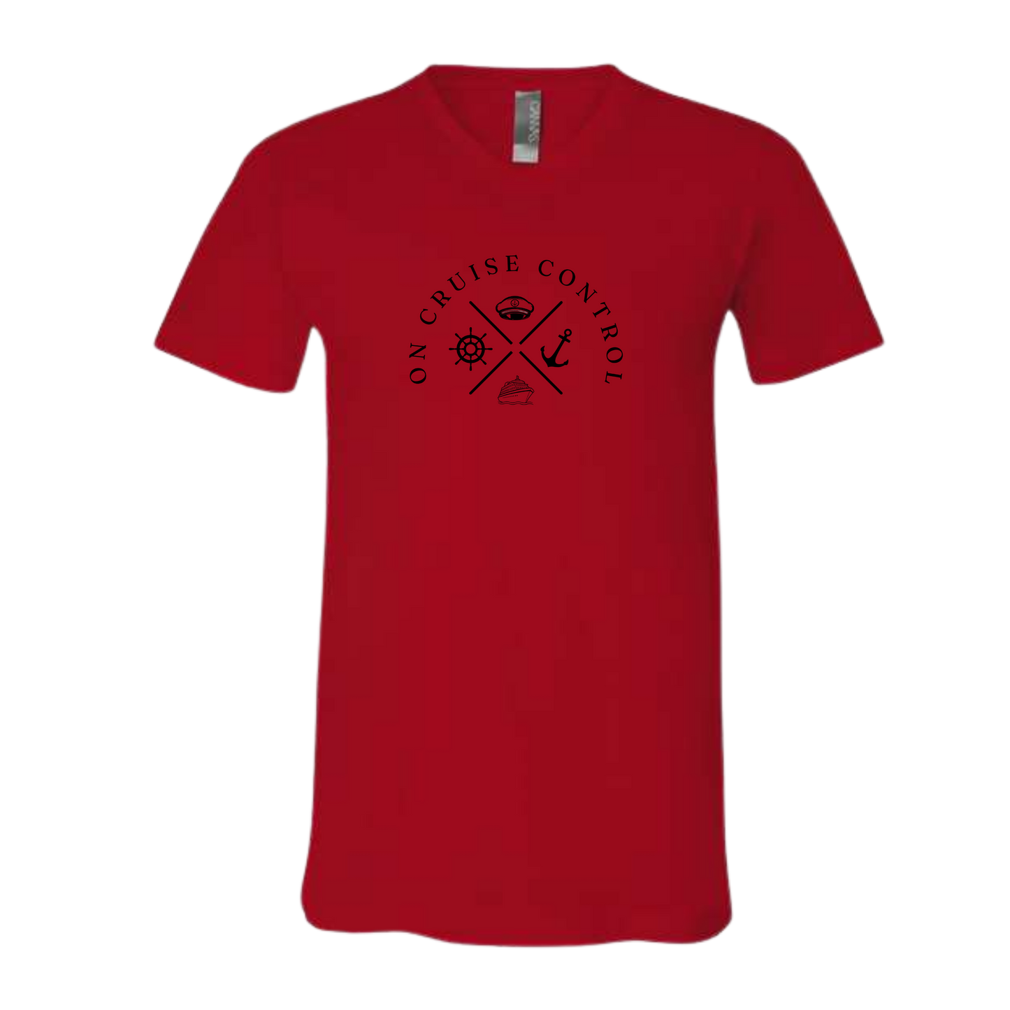 On Cruise Control - Bella+Canvas - Unisex V-Neck - Assorted Colors