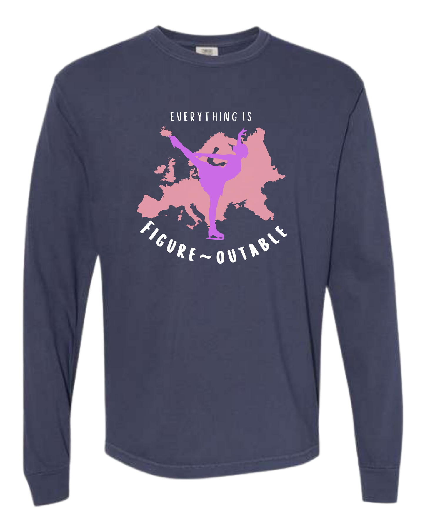 Bristol - Comfort Colors - Heavyweight Long Sleeve Tee - Blues & Greens