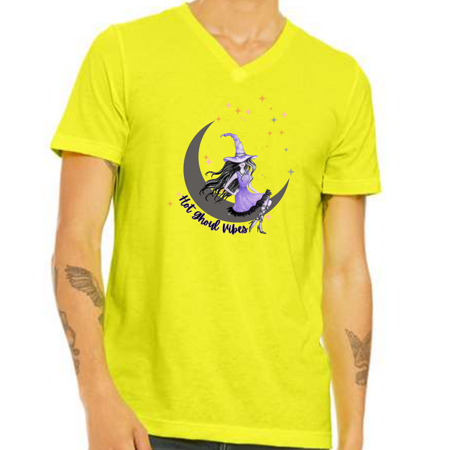 Hot Ghoul Vibes - Unisex V-Neck - Assorted Colors