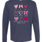 Galatians 5 - Valentines - Comfort Colors - Heavyweight Long Sleeve Tee - Blues & Greens