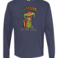 Guardian of The Chill - Comfort Colors - Heavyweight Long Sleeve Tee - Blues & Greens