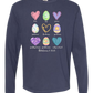 Galatians 5 - Easter - Comfort Colors - Heavyweight Long Sleeve Tee - Blues & Greens
