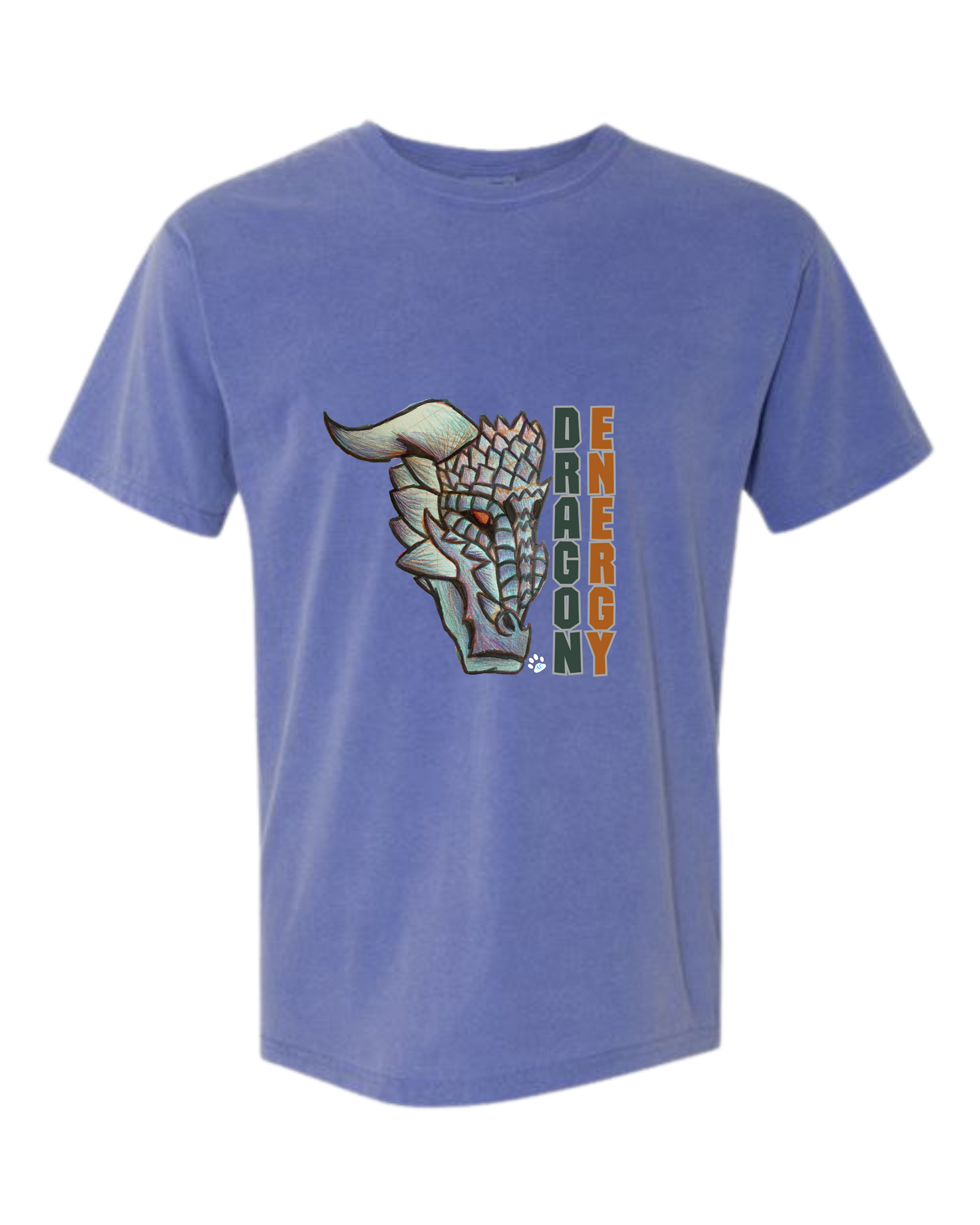 Dragon Energy - Comfort Colors - Heavyweight Unisex Tee - Blues