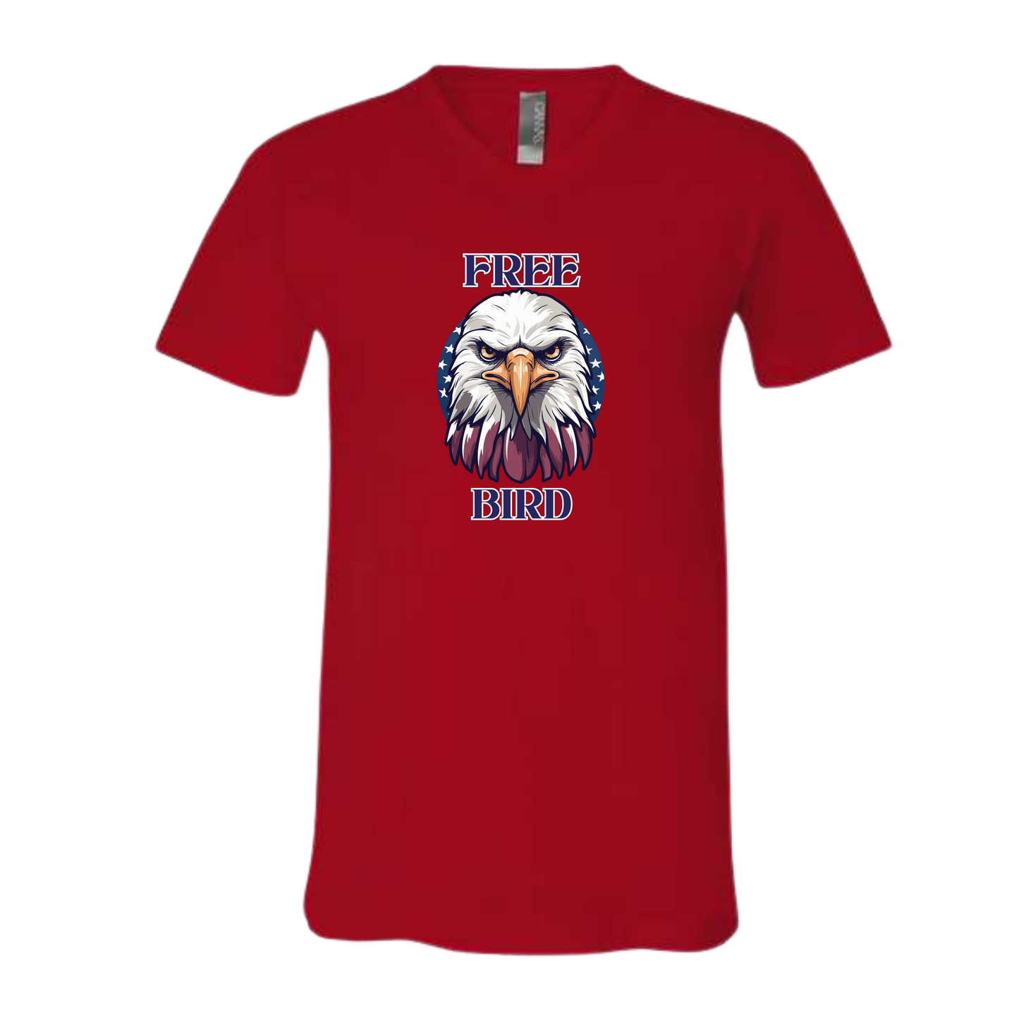 Free Bird - Bella+Canvas - Unisex V-Neck - Assorted Colors