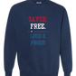 Saved. Free. Loud & Proud - Comfort Colors - Sweatshirt - Blues