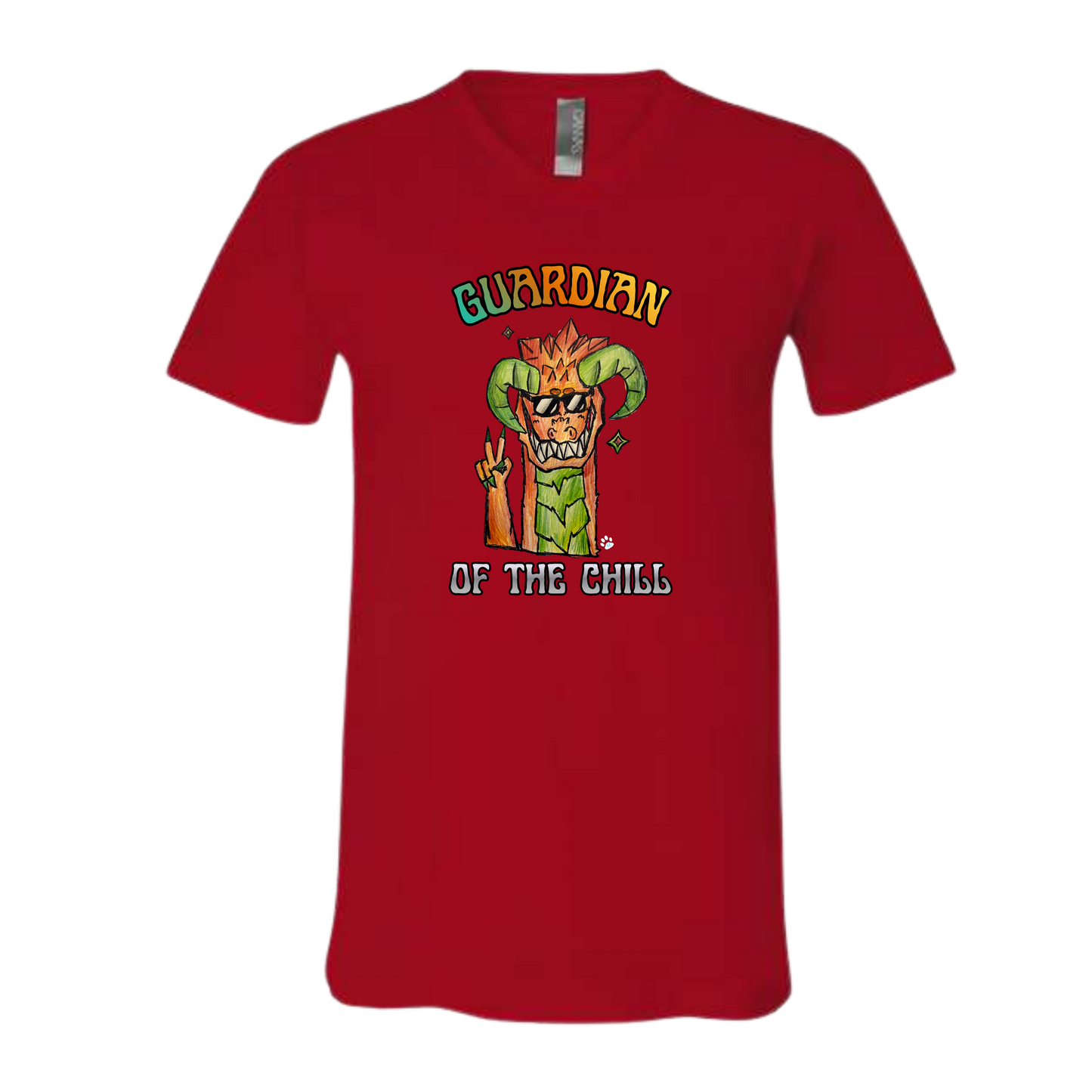 Guardian of The Chill - Bella+Canvas - Unisex V-Neck - Assorted Colors