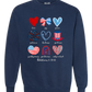 Galatians 5 - Patriotic - Comfort Colors - Sweatshirt - Blues