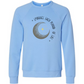 Embrace Each Period of Life - Sponge Fleece Raglan Sweatshirt - Blues, Greens, Purple, and Black