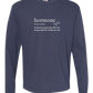 Hormone - Comfort Colors - Heavyweight Long Sleeve Tee - Blues & Greens